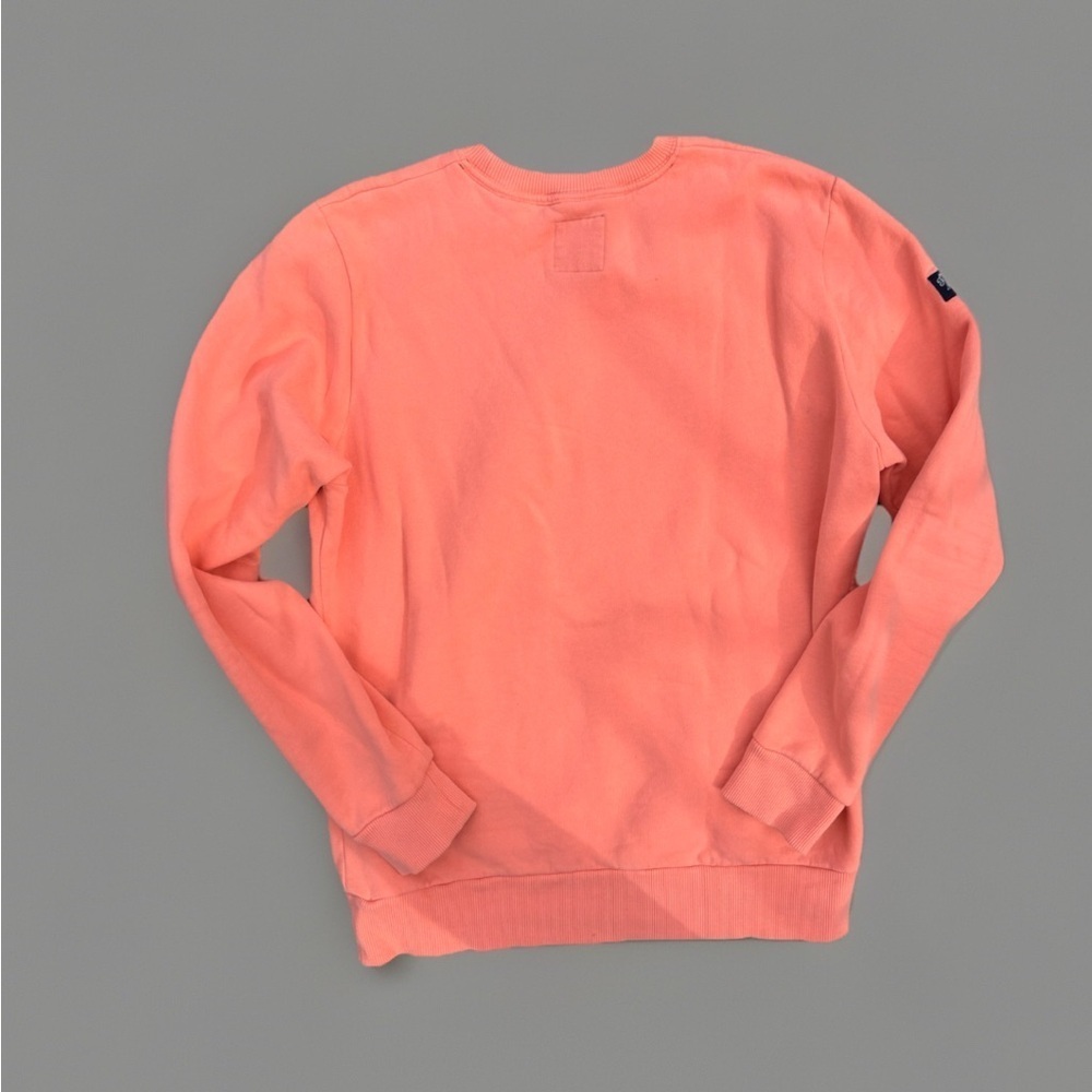 Superdry Moto Motorcyle Retro Graphic Sweatshirt Orange Crewneck Size Small - Picture 6 of 7